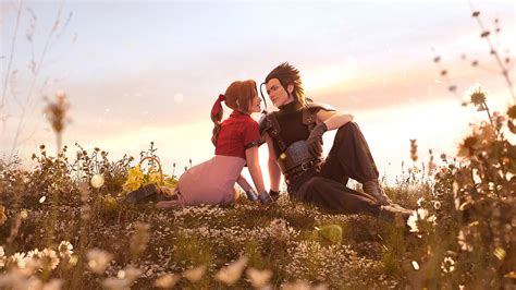 Aerith Gainsborough, Zack Fair, Final Fantasy 7 Remake, Video Game, Final Fantasy VII Remake HD ...