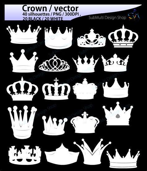 Crown Silhouette Vector at Vectorified.com | Collection of Crown Silhouette Vector free for ...