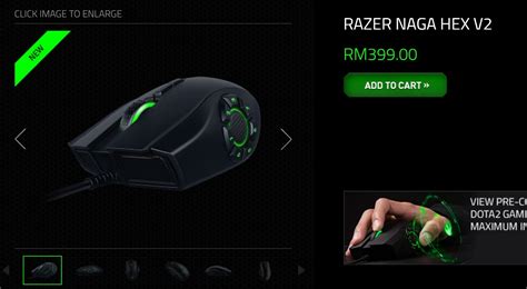 Razer Announces Naga Hex V2, Available Now in Malaysia for RM399 - Lowyat.NET