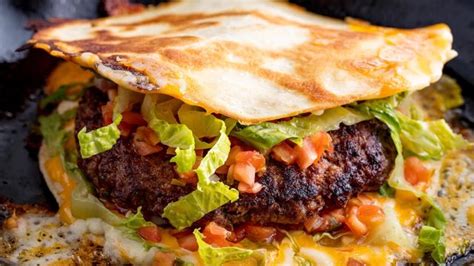 Best Quesadilla Burger Recipe - How to Make a Quesadilla Burger