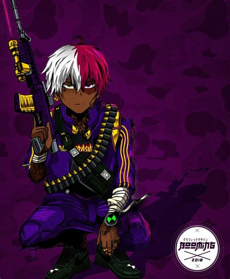 Cool Black Anime Characters Wallpaper