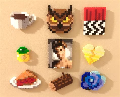 Twin Peaks Magnets Perler Bead Pixel Art Patterns - Pixel Art Shop