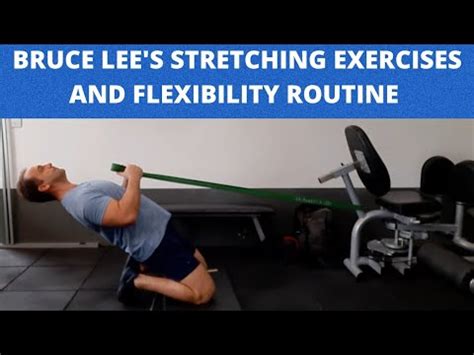 Bruce Lee's Stretching Flexibility Exercises and Routine - YouTube