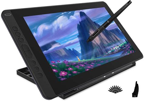 Buy HUION KAMVAS 13 Drawing with Screen, Full-Laminated Graphics with Adjustable Stand Battery ...