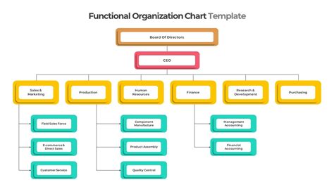 Functional Organizational Chart Template - SlideBazaar