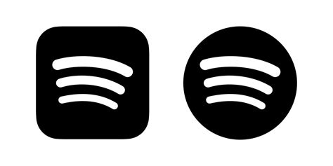 Black Spotify logo vector, Black Spotify symbol, Black Spotify icon free vector 18757770 Vector ...