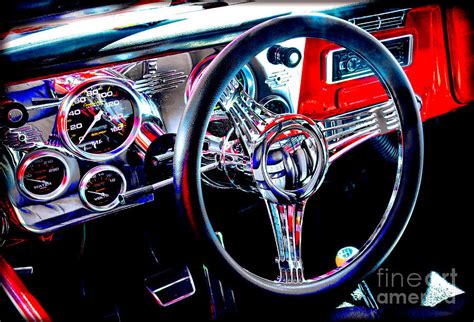 Chevrolet C10 Truck Dashboard Photograph by Olivier Le Queinec - Fine Art America