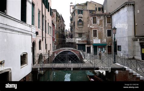 Waterways and canals in Venice with gondolas Stock Photo - Alamy