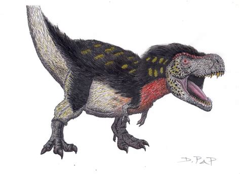 A feathered T.Rex by Dimitris900 on DeviantArt