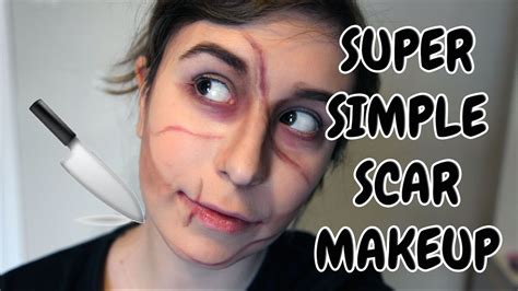 🔪Easy Scar Makeup for Cosplay! - YouTube