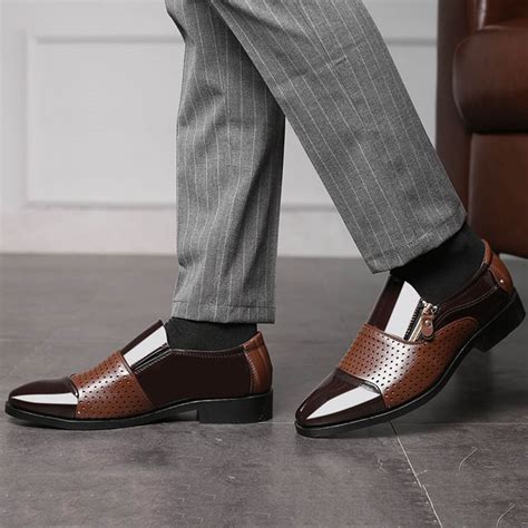 kpoplk Men's Dress Shoes,Men's Dress Shoes Oxford Shoes Formal Dress Shoes for Men Business ...