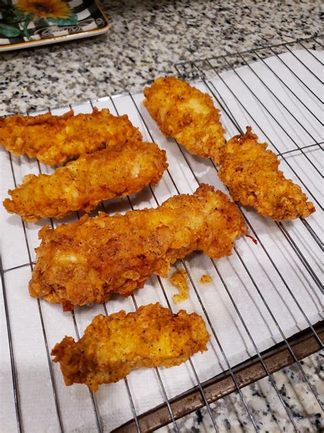 [Homemade] fried chicken strips. : r/food