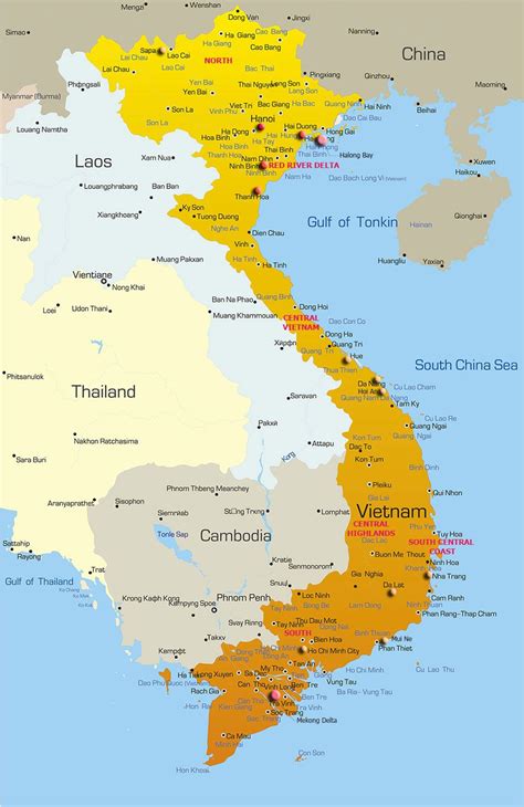 Red River Delta Vietnam Map – The World Map