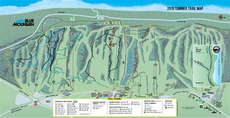 Blue Mountain Ski Map - Black Sea Map