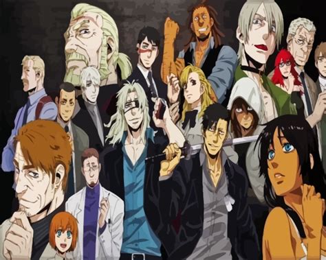 Gangsta Anime Characters - Paint By Numbers - PaintingByNumbers