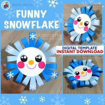 Snowflake Christmas Craft Winter Bulletin Board Decorations Snowflakes Crafts