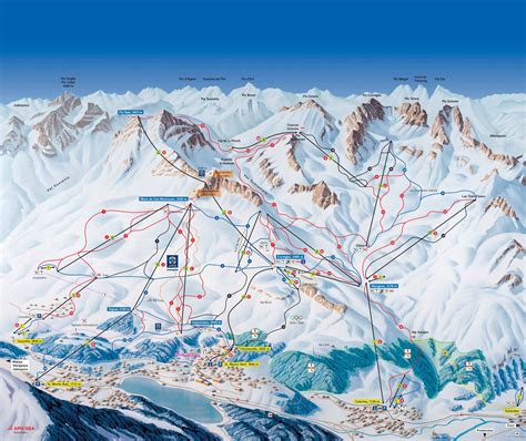 Mappa delle piste St. Moritz - Corviglia