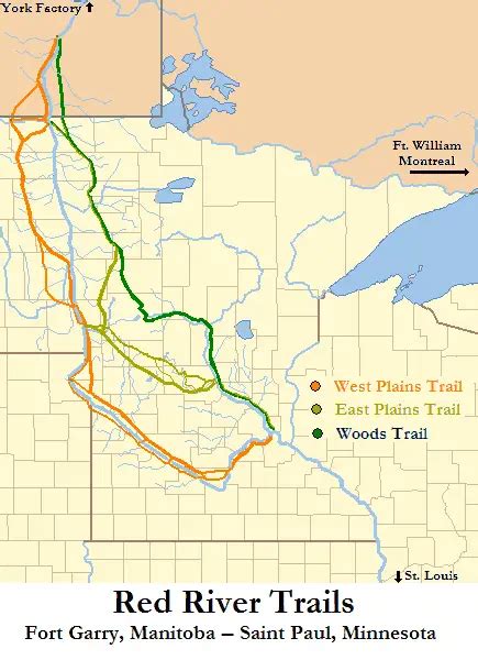 Red River Trails Locator Map - MapSof.net