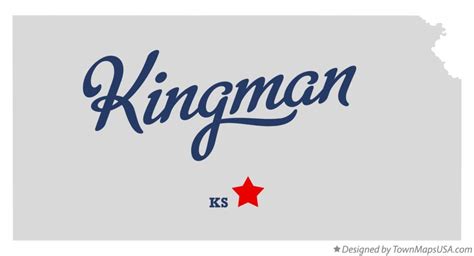 Map of Kingman, KS, Kansas