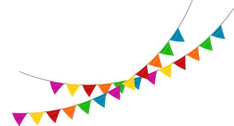 Flag Banner Pennon Bunting - Color cartoon triangle pull flag png download - 2076*1123 - Free ...