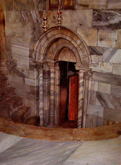 Jesus Birth Site Cave Entrance in Church of Nativity in Bethlehem, Palestine - Encircle Photos