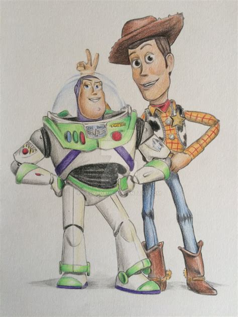 Buzz And Woody Drawing at PaintingValley.com | Explore collection of Buzz And Woody Drawing