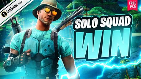 Free Fortnite game Thumbnail Banner Design PSD Template - Indiater