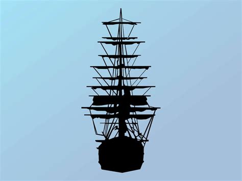 Ship Silhouette Vector Art & Graphics | freevector.com