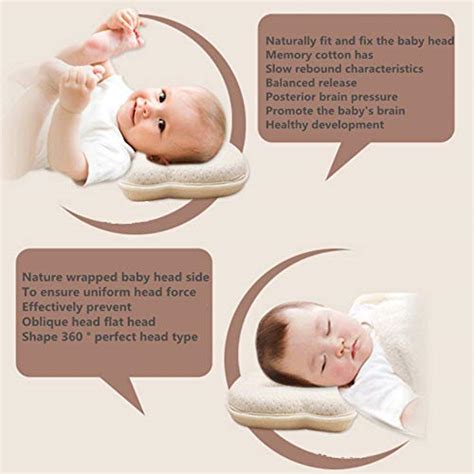 Hidetex Baby Pillow - Preventing Flat Head Syndrome (Plagiocephaly) for Your Newborn Baby，Made ...