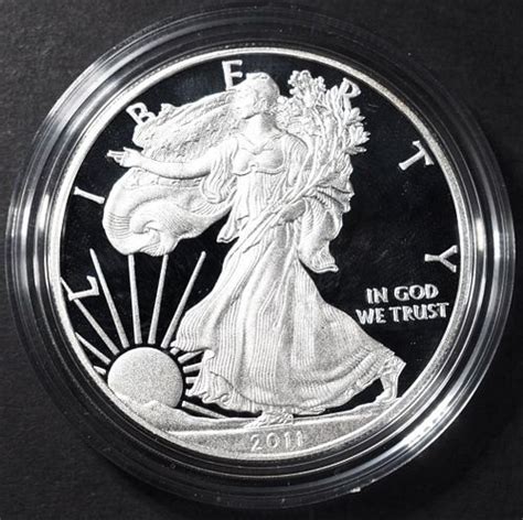 2011 AMERICAN SILVER EAGLE PROOF sold at auction on 1st August | Silver City Auctions