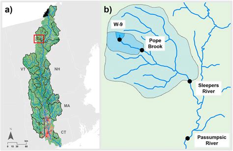 (a) Map of the greater Connecticut River watershed. Samples were... | Download Scientific Diagram