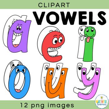 Vowel Letters Clip Art