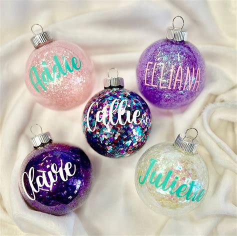 Personalized Christmas Ornaments Custom Name Ornaments - Etsy