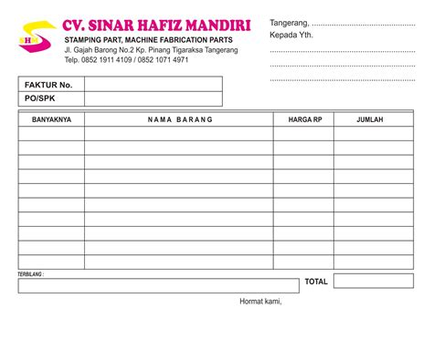 Contoh Nota Penjualan Tunai Contoh Cv Beasiswa Kuliah - IMAGESEE