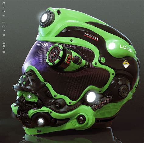 Ryan Love's Helmet Concept #4: A Futuristic Design Exploration