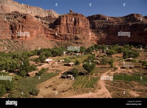 supai indian village, grand canyon arizona Stock Photo - Alamy