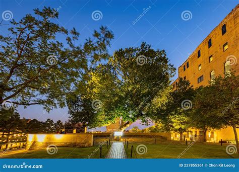 The Survivor Tree In The Oklahoma City National Memorial And Museum Editorial Photo ...