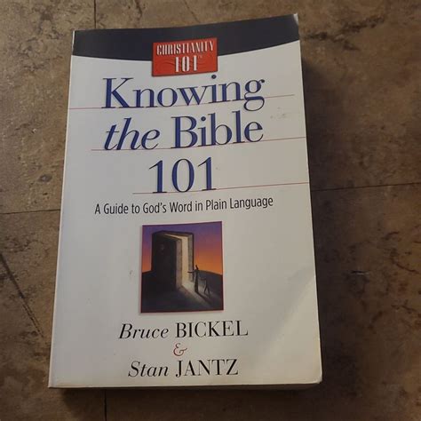 Knowing the Bible 101 by Bruce Bickel, Paperback | Pango Books