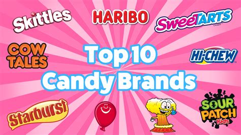 Top 10 Candy Brands | National Candy Month! – Candy Funhouse CA