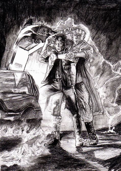 Back to The Future - Drew Struzan Practice by smjblessing on DeviantArt