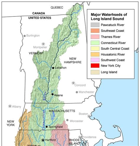 Connecticut River Map | Color 2018