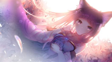 Anime Cat Girl Wallpapers - Top Free Anime Cat Girl Backgrounds - WallpaperAccess