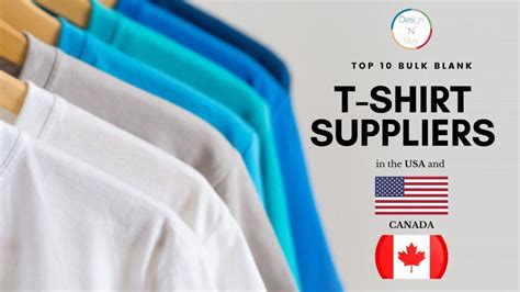 Top 10 Bulk Blank T-shirt Suppliers in the USA and Canada