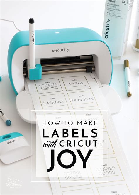 How to Make Labels with Cricut Joy | The Homes I Have Made – Cricut World