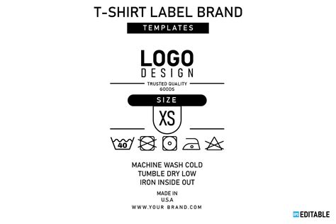 Clothing Label Template Graphic by Spacelabs Studio · Creative Fabrica