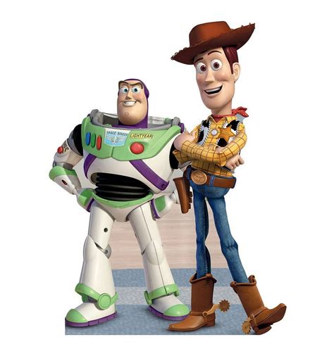 Advanced Graphics Lifesize Buzz Lightyear & Woody Cutouts, Toy Story Theme Birthday Party ...