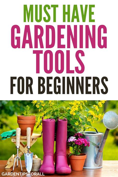 Basic Gardening Tools for Beginners - A List of Must Haves