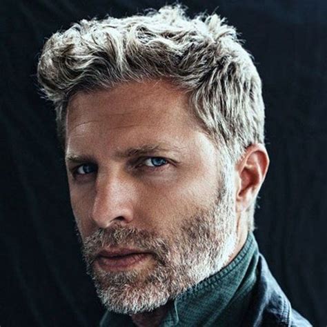 mens short hairstyles for thick grey hair - An Stapleton