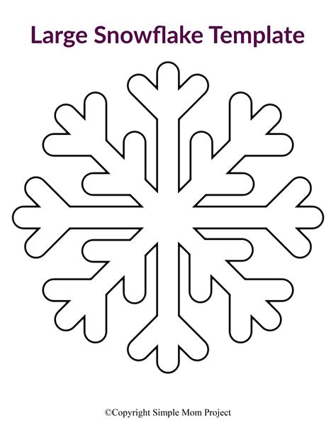 Snowflakes Templates Printables You Will Need A Pdf Reader To View These Files.