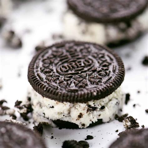 Oreo Ice Cream Sandwich - The Gunny Sack